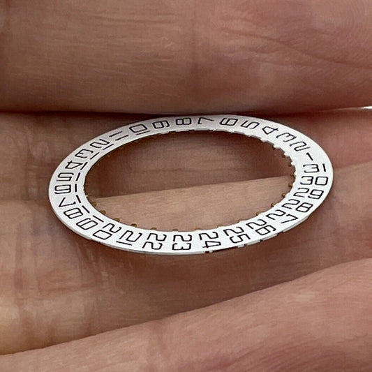 Generic date disk for ETA 2892 and Seagull 2892 watch movements, precise date wheel replacement.