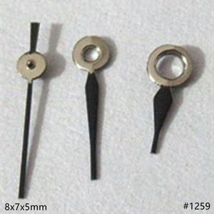 8mm Black Painted Watch Hands Set for Miyota 2035 2115 2105 2305 Movement