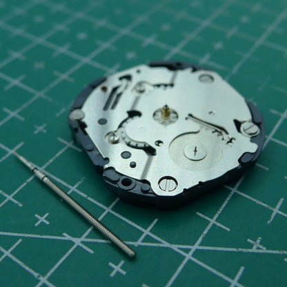 Hattori Epson VX3NE quartz watch movement, Japan-made, precise and reliable timekeeping for watch repairs.