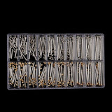 200pcs Watch Strap Screws Link Pins Kit Watch Band Screw Assortment Set 10-28mm