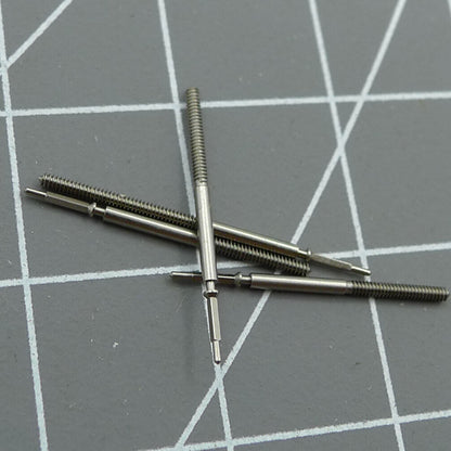 Generic watch winding stem compatible with Ronda 775, 785, 705, 715 movements for custom repairs.