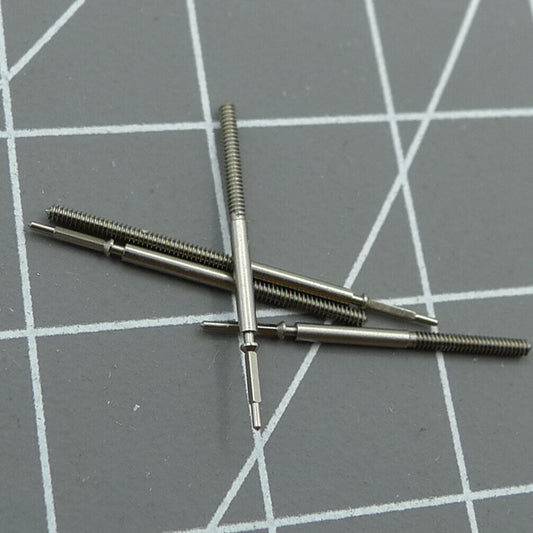 Generic watch winding stem compatible with Ronda 775, 785, 705, 715 movements for custom repairs.