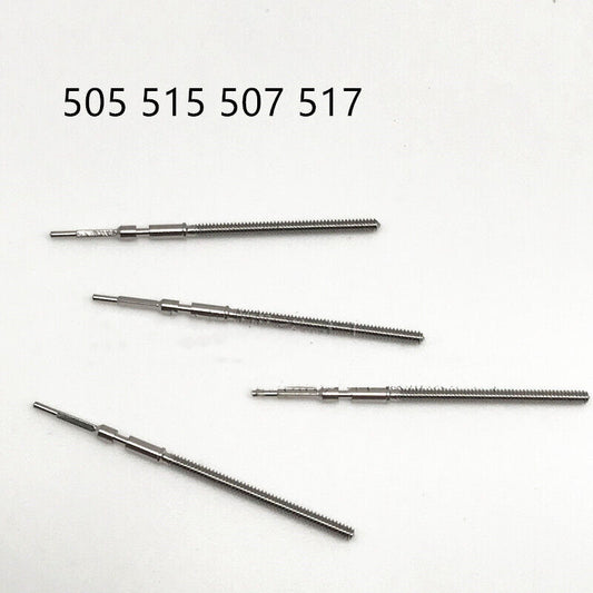 Lot de 10 tiges de remontoir génériques pour mouvement 505, 507, 515 et 517