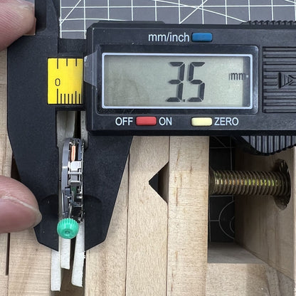 Miyota FS61 quartz chronograph movement with date at 4, three subdials, for precise watch accessories.