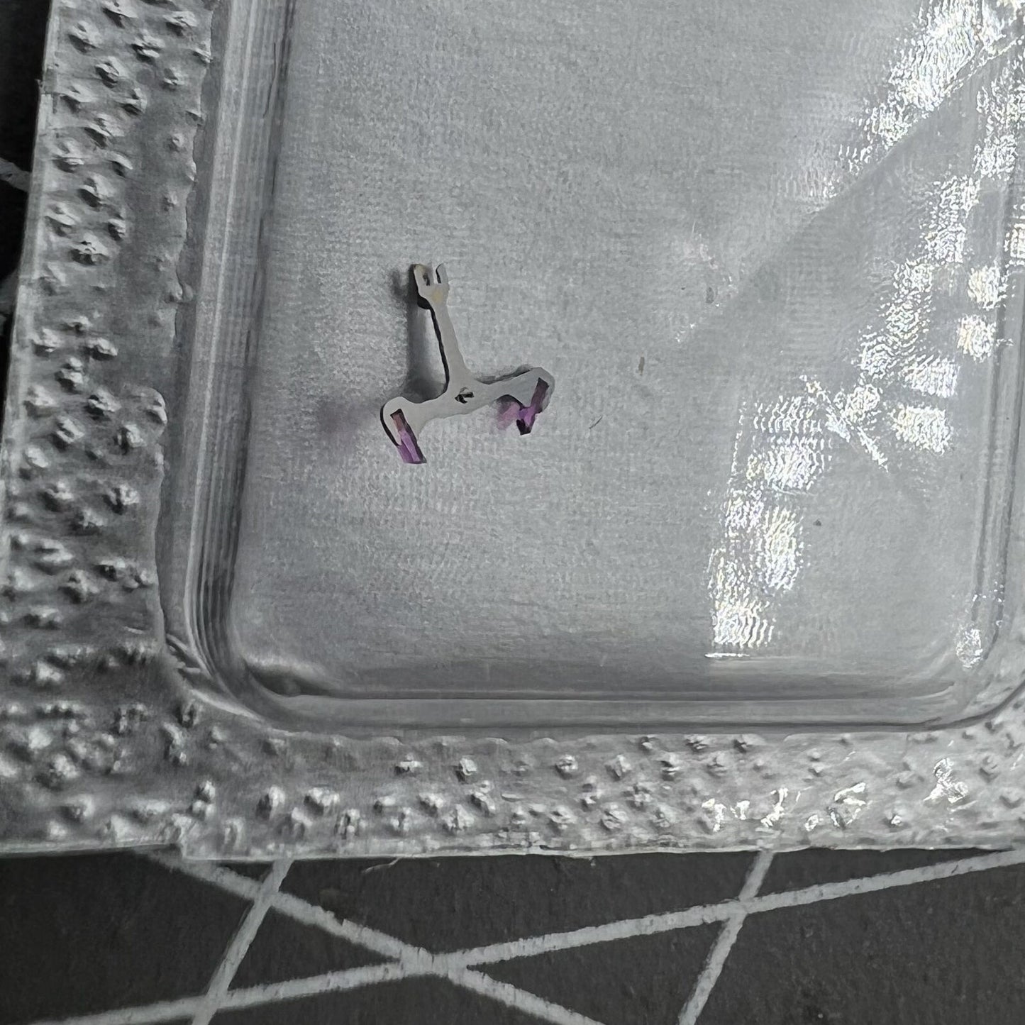 Ref.710 pallet fork for ETA 7750 movement, durable watch repair spare part.