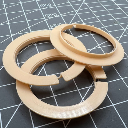 Watch case spacer ring for ETA955.112 Ronda 715 movement, precise fit and durable design.