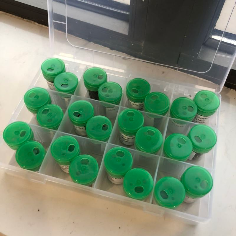 Lot de 100 goupilles à ressort en acier inoxydable pour bracelet de montre de 8 à 25 mm