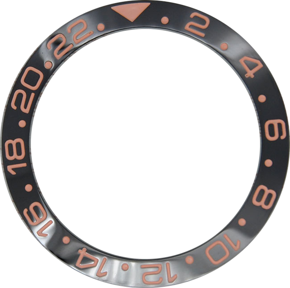 38 mm Uhrenring, Keramik-Lünetteneinsatzring für GMT-Uhr, 40 mm Gehäuse