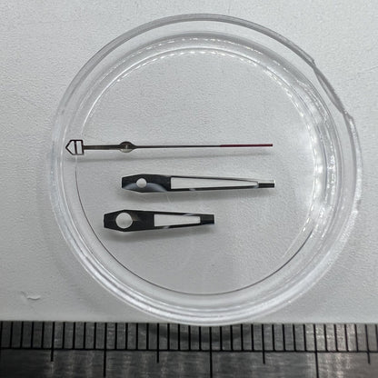 Silver trim green luminous watch hands, 9x13.5x15mm, compatible with SW200 ETA2824 ETA2836 movements.