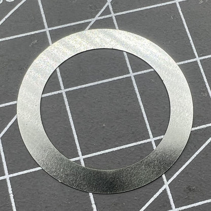 Dark hunter green date wheel with peach yellow font, Miyota NH35 NH36 compatible watch accessory.