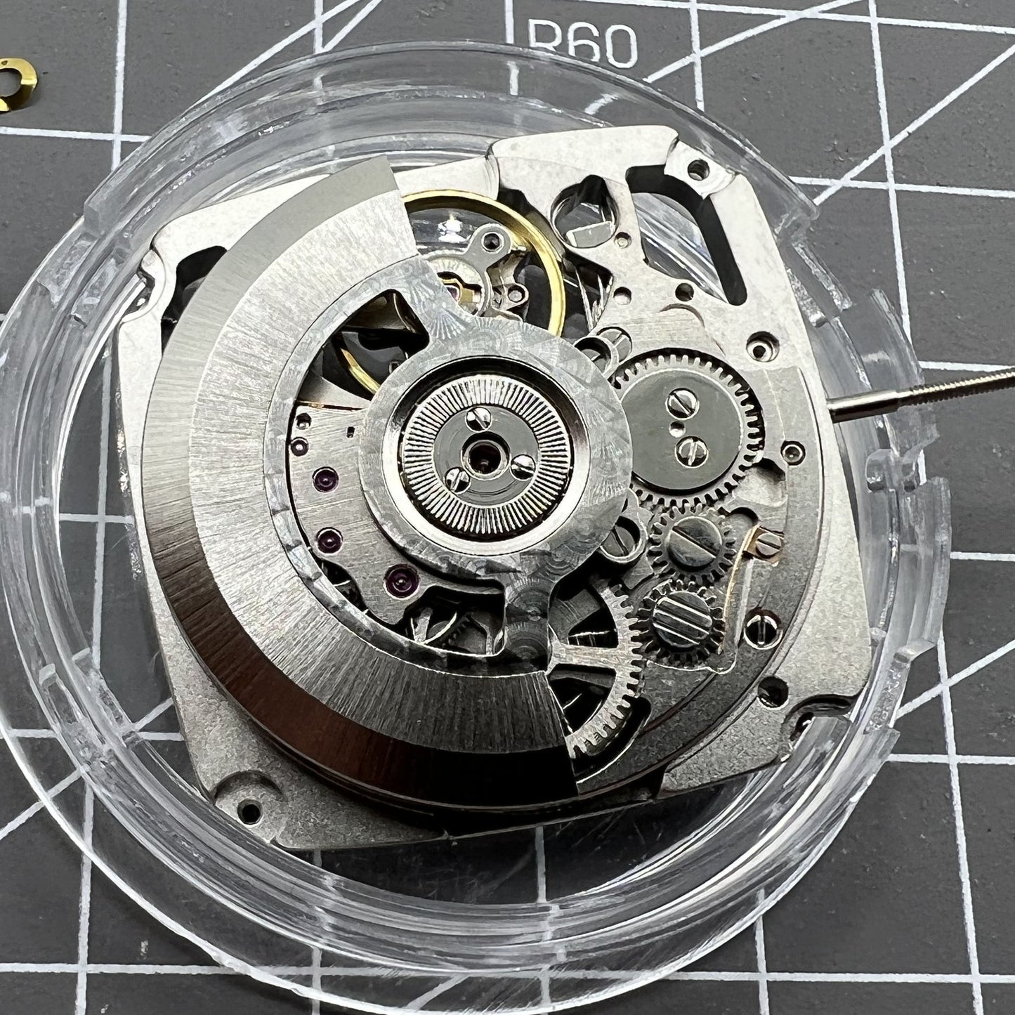 Tianjin Seagull ST25 Square Automatic Mechanical Movement Silver 3 Hands Hollow