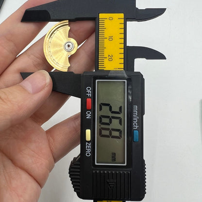 Golden Sea Wave rotor with detailed carving, compatible with Miyota NH35 NH36 watch movements.