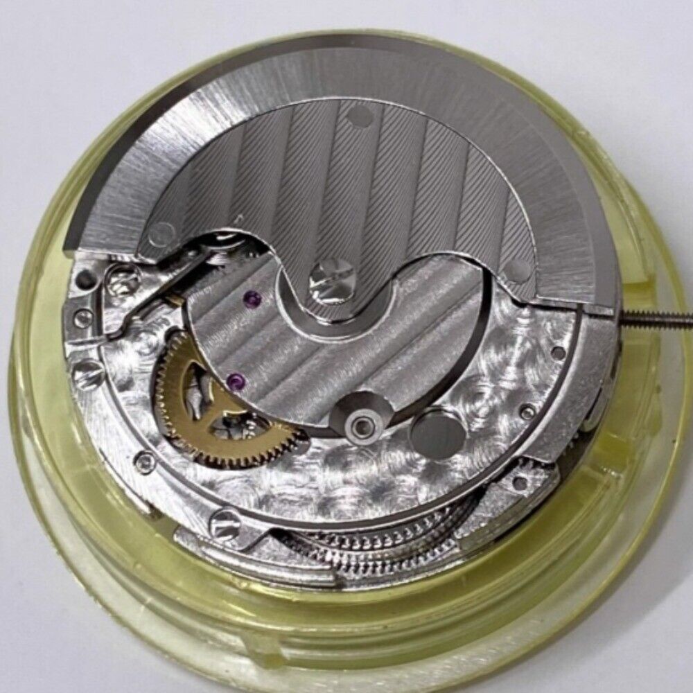 Mingzhu 8205 2813 watch movement with moon phase at 12 and small second hand, China made.