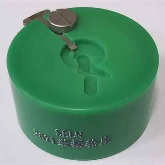 30mm green Balance Wheel Remover tool for ETA2671 watch movement maintenance.