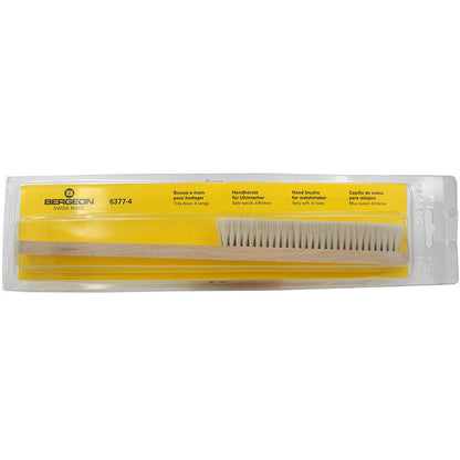 Bergeon 6377-4 Watchmakers Watch Hand Cleaning Brush Soft 4 Rows Swiss