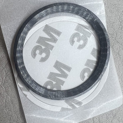 Keramik-Uhrenlünette, schwarz, 37,5 mm, SUB mit weißer Schrift, ohne Leuchtneigung 