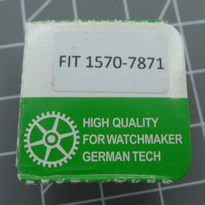 Sliding pinion clutch for 1530 1570 watch movement, durable generic watch repair part.