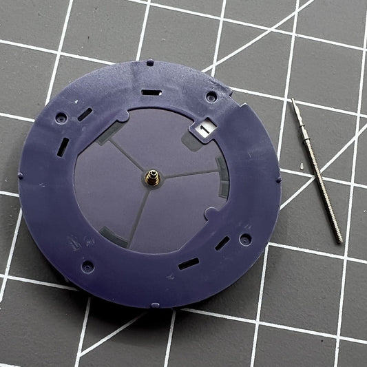 Japan-made Epson AS32A solar watch movement with 3 hands and date at 3 o'clock, reliable precision.