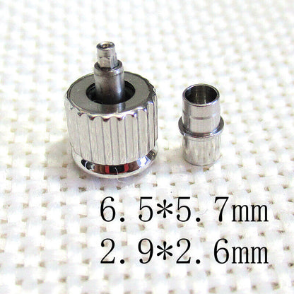 6.5X5.7mm Replacement Silver Watch Crown Generic for Conquest L3.782.4