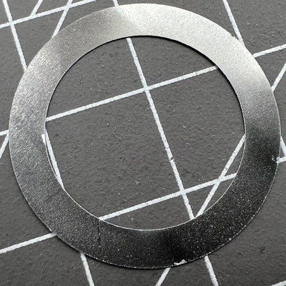 Light purple character date wheel for NH35/NH36 Seiko watch movement, precise replacement part.