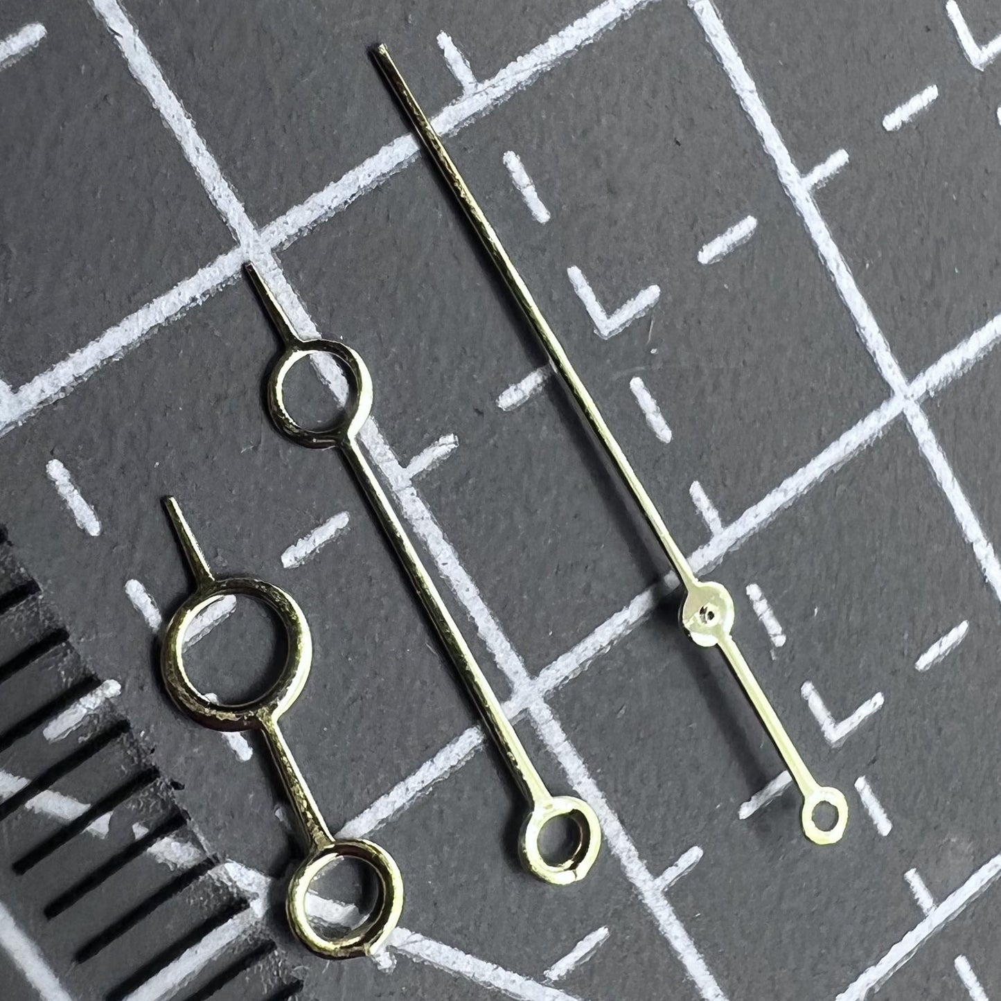 2er Set Runde Hohlzeiger 12 5mm ohne Leuchtmasse für NH35 36 NH38 NH72