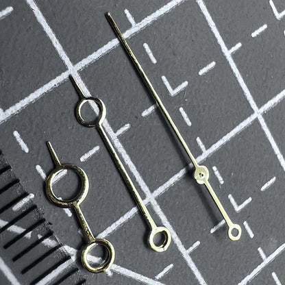 2er Set Runde Hohlzeiger 12 5mm ohne Leuchtmasse für NH35 36 NH38 NH72