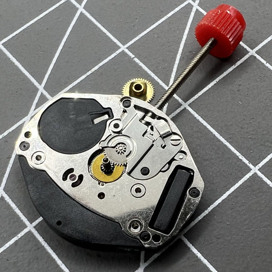 ETA 902.105 quartz watch with 3 hands, Swiss movement, ideal for precise timekeeping and style.