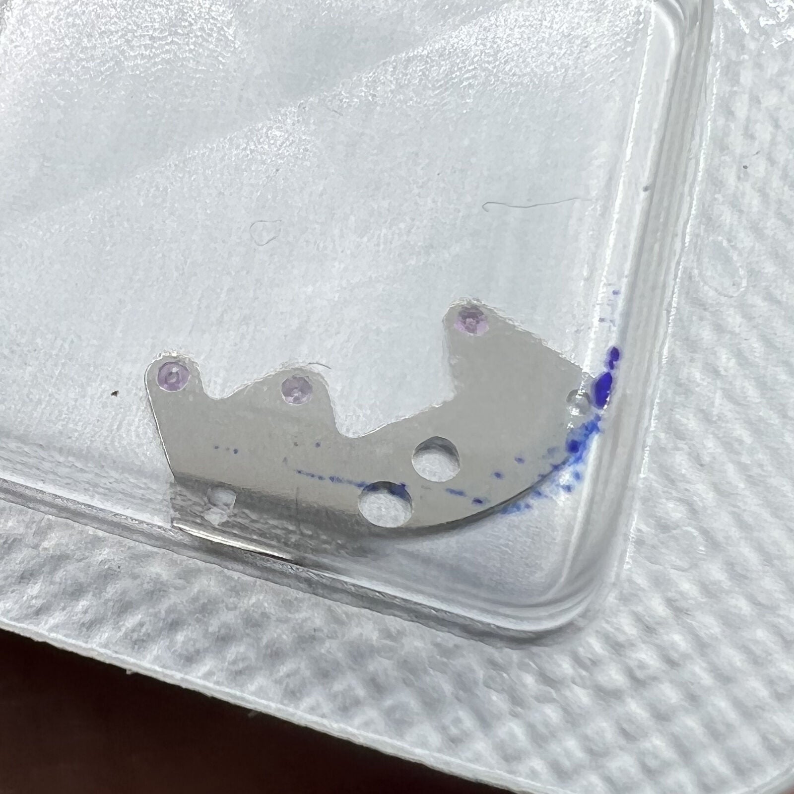 Automatic device lower bridge for SW200 watch movement, precise spare part by Ref.1141 brand.