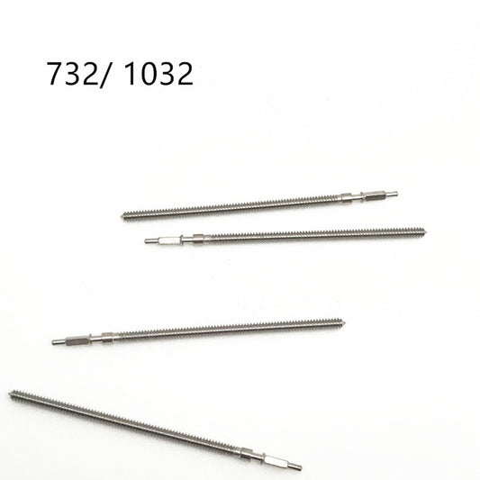 Lot de 10 tiges de remontoir génériques pour mouvement 732/1032