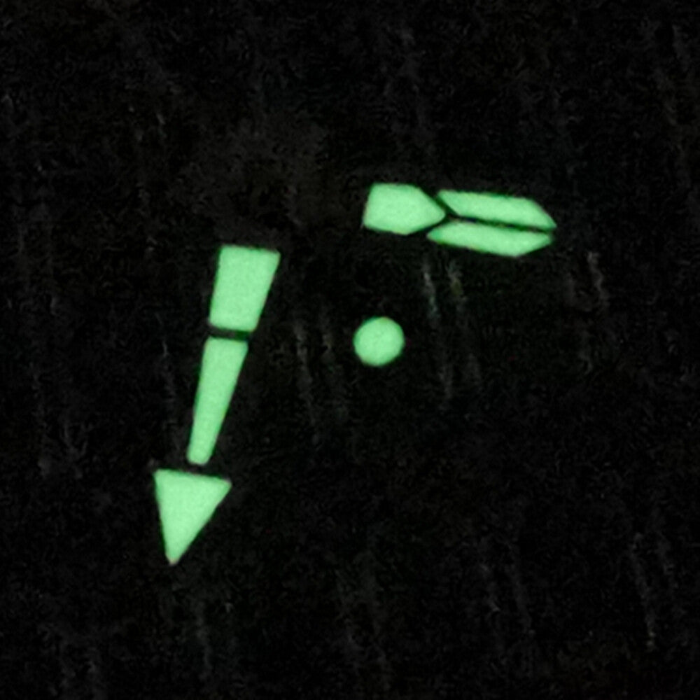 Green luminous watch hands set for SKX007 and SBDX017, compatible with NH35/NH36 movements.