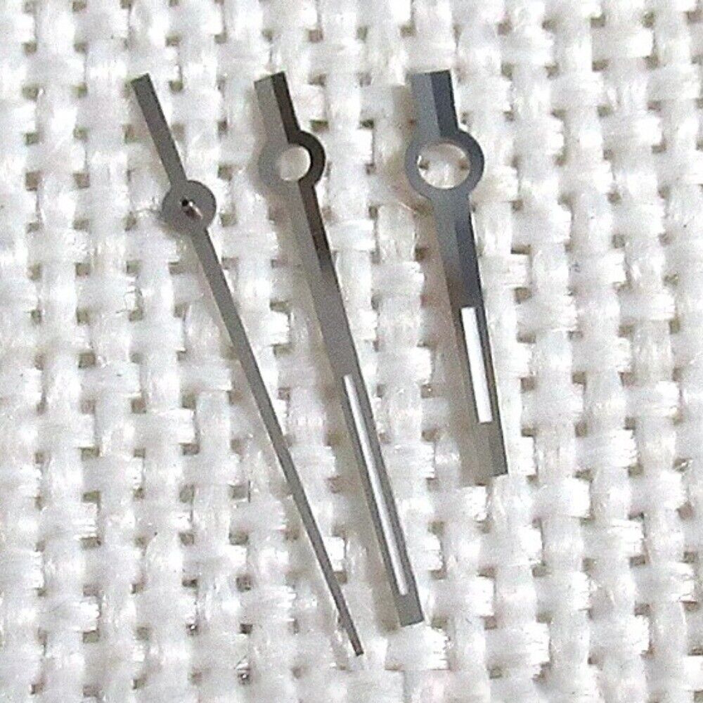 Silver trim green lume watch hands designed for Rolex 116234, 126334, 126331, 116233 models with precise fit and glow.