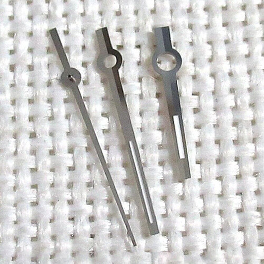 Silver trim green lume watch hands designed for Rolex 116234, 126334, 126331, 116233 models with precise fit and glow.