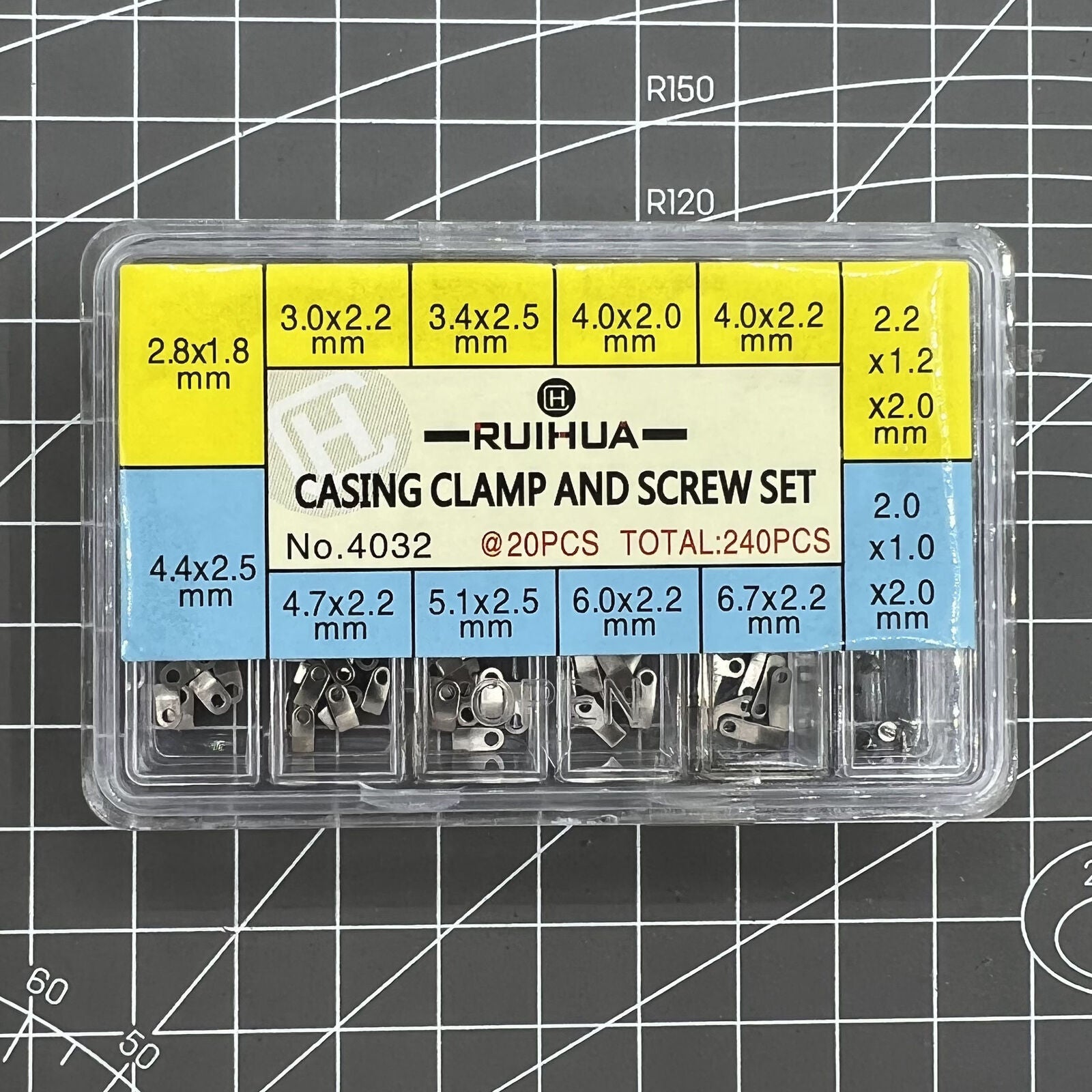 Watch Movement Casing Clamp Screw Washer for ETA 2824 2834 2826 2836