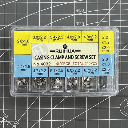 Watch Movement Casing Clamp Screw Washer for ETA 2824 2834 2826 2836