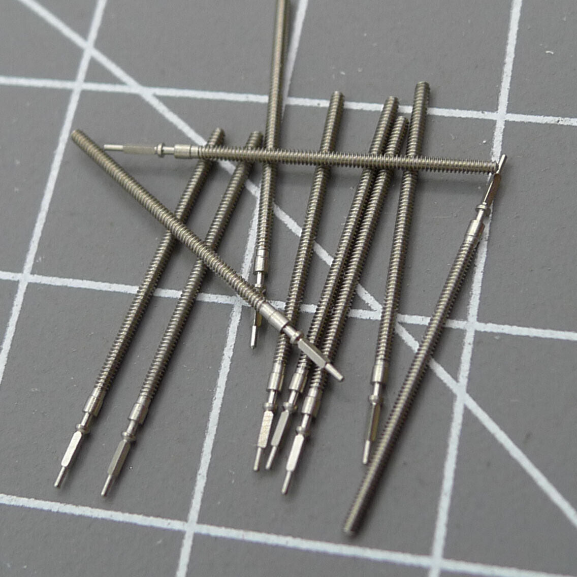 Watch winding stems for 5Y20 and 5Y30 movements, compatible spare parts.