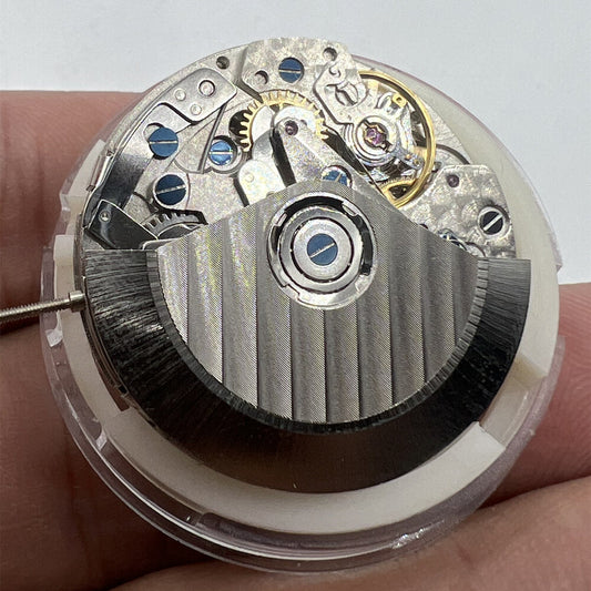 SHANGHAI 7750 black automatic watch accessory with mechanical movement and day-date feature