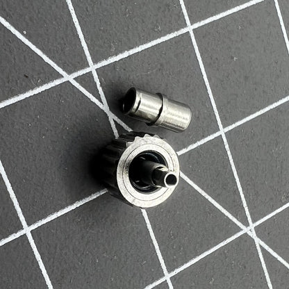 6,0 mm/6,3 mm silberne Uhrenkrone mit Rohr für OMEGA Seamaster 300 Uhrenteile 