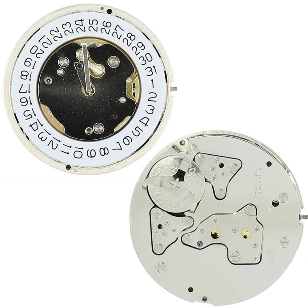 Ronda 5030D quartz watch movement showcasing precise timekeeping for luxury watch assembly.