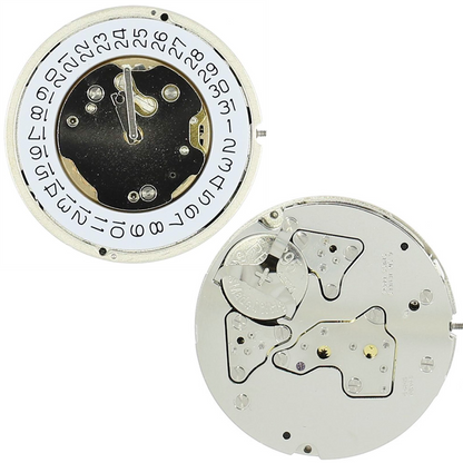 Ronda 5030D quartz watch movement showcasing precise timekeeping for luxury watch assembly.