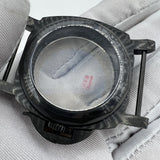 44mm 316L Black Sapphire Glass Watch Case for Seagull ST3600/ST3621/ETA6497/6498