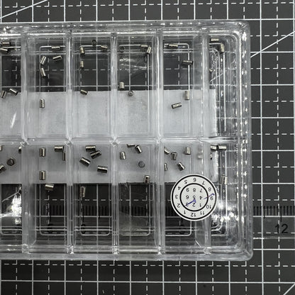 90er Set Uhrenkrone Rohr Messing 18 Größen Formen 1 oder 2 Stufen 628BCT