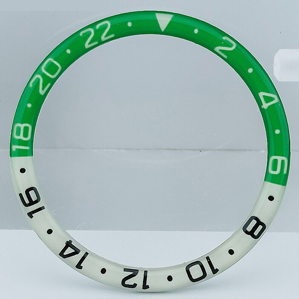 38mm blue luminous resin bezel with aluminum alloy, durable and stylish for SKX007 SKX011.