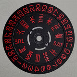 Japan Made Red Font Date Disk Wheel for Movement NH36 Date@3.8 Original