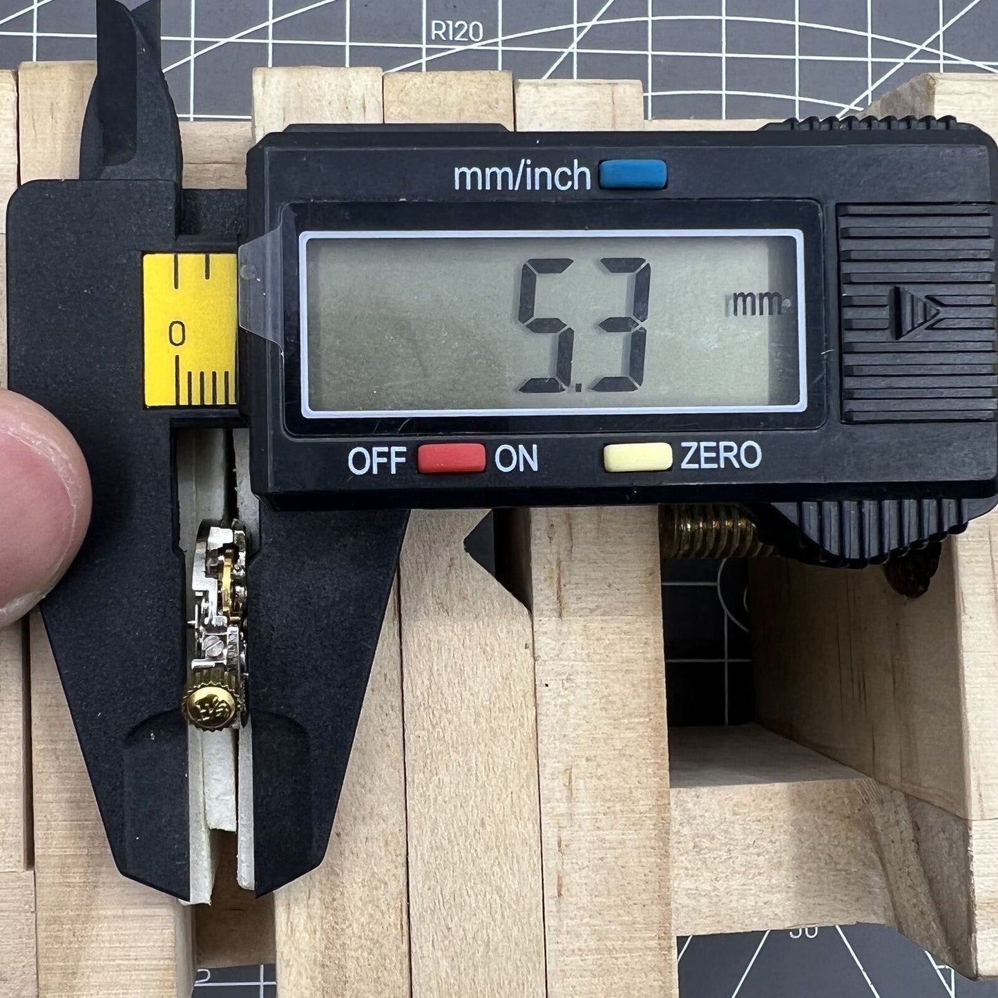 Silver 17.2mm Old Shanghai watch movement, ideal for steampunk watch DIY and crafting projects.