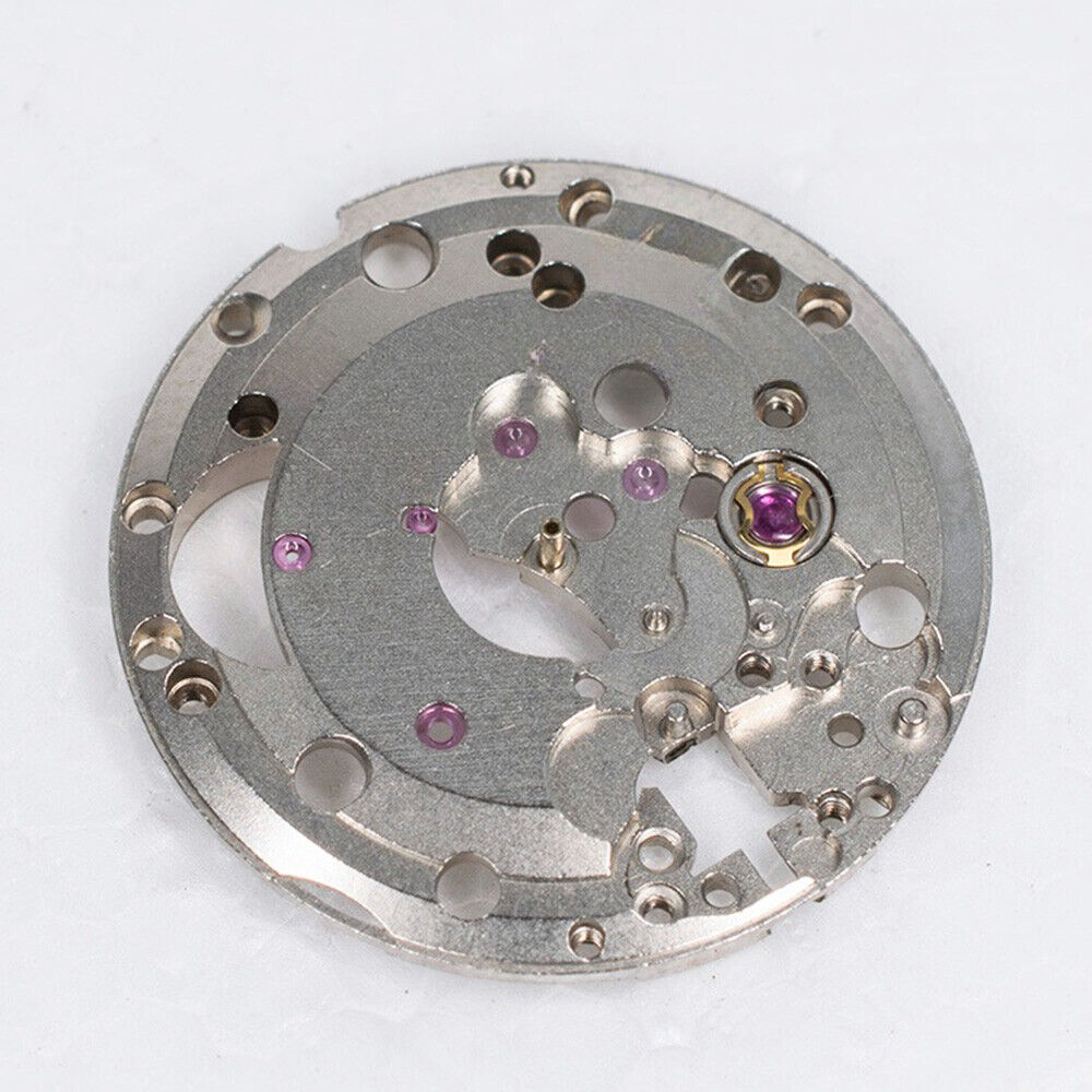 Silver main wheel bridge for ETA2660 and ETA2661 watch movements, precision disassembled part.