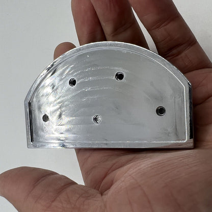 30180-A stainless steel watch oil cup stand with 4 covered oiler dishes for precise watch repair tools.