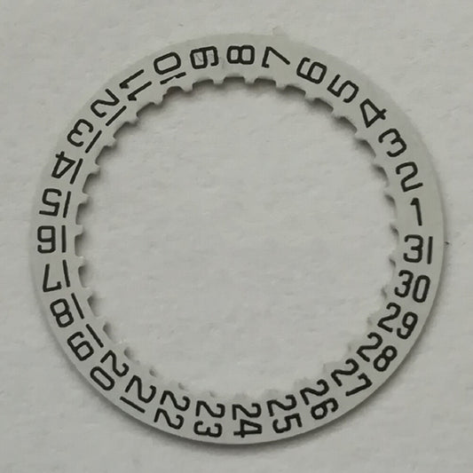 Movement Watch Part White Date Dial Disc Date@3 Spare Parts Fit For ETA 2671