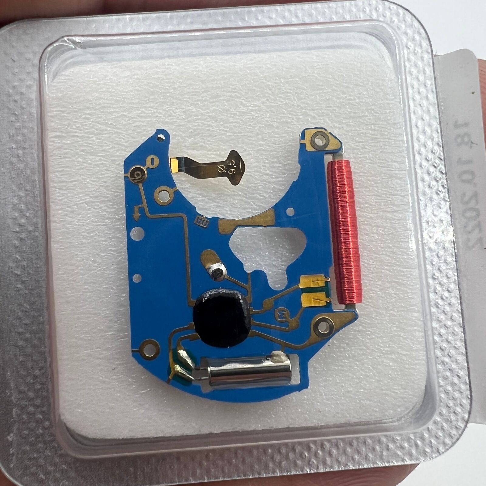 Brand new ETA watch movement repair circuit board for models 955.112 and 955.412, precise replacement part.