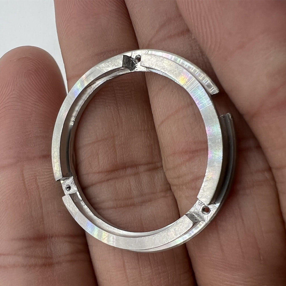 Metal watch spacer ring 32.5�4mm for China Made 2824 2836 2813 movement, durable accessory.