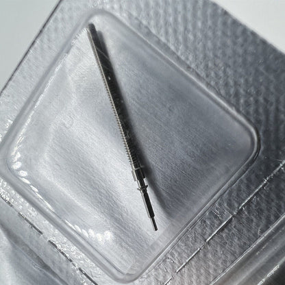 Set of 10 Swiss New Generic watch winding stems for ETA 955.112 and 956.112 movements, ideal for repairs.